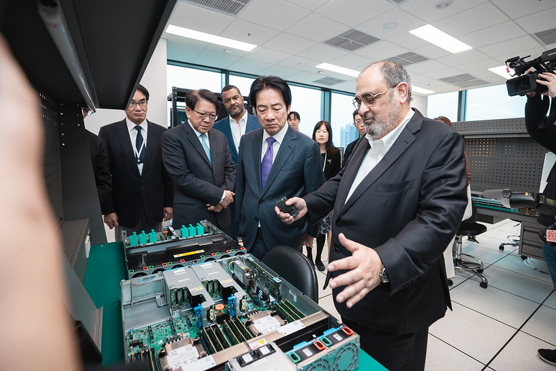 賴清德總統今（20）日上午出席「Google 台灣AI 基礎建設研發中心」開幕活動