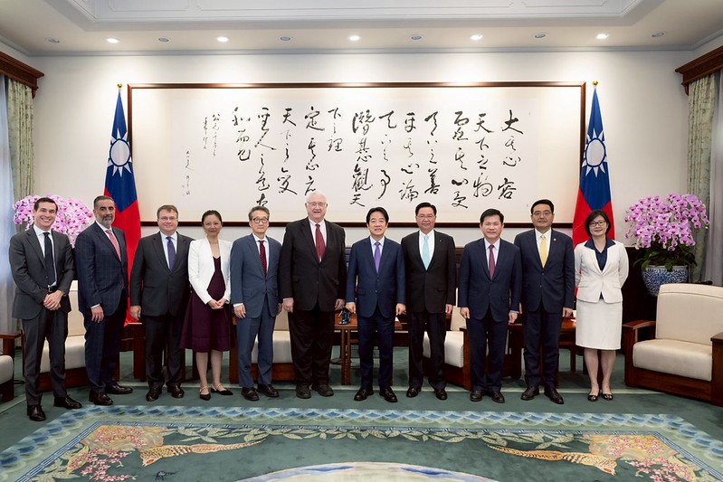 President Lai meets Center for Strategic and International Studies delegation