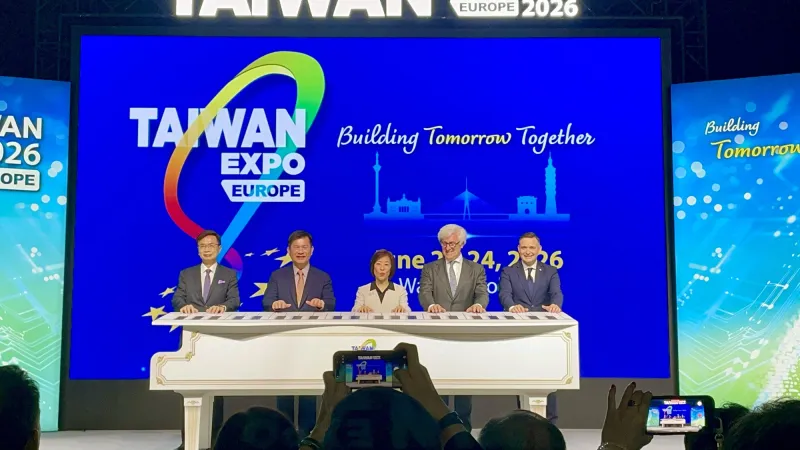 経済部国際貿易署とその外郭団体である中華民国対外貿易発展協会（TAITRA）が主催する「2026台湾エキスポin欧州」が22日、ポーランドの首都ワルシャワで開幕した。