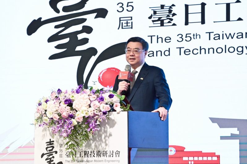 第35回「台日工学技術シンポジウム」開幕式の卓行政院長、「強者同士の連携で世界市場へ」