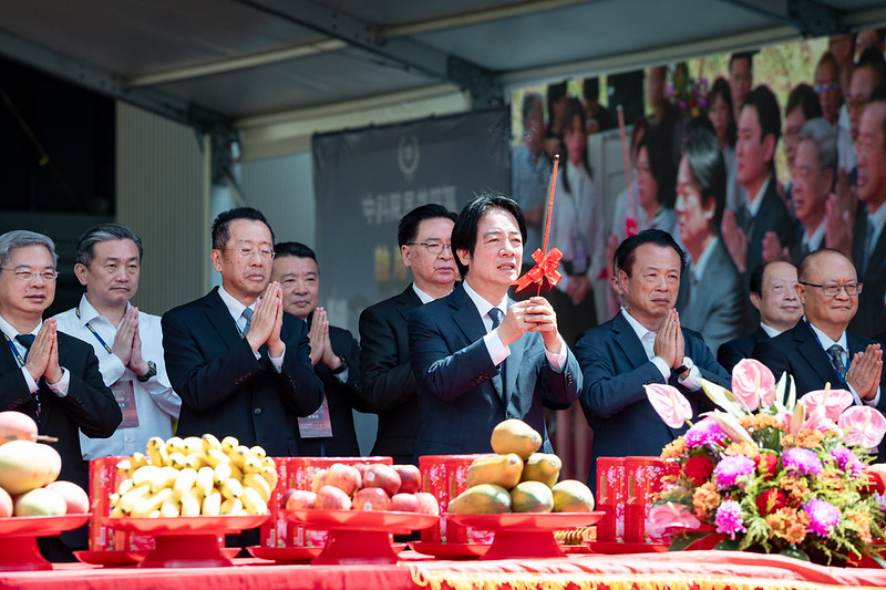 賴清德總統今（28）日上午前往嘉義主持「國家中山科學研究院民雄航太暨無人機產業園區開工動土及民雄院區啟用典禮」